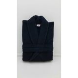 Sertay Pamuk Bukle Lüks Tek Bornoz S0083 - 3XL - Siyah