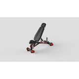 Sertay Spor Ayarlanabilir Profesyonel Bench Ağırlık Sehpası - 53cmx130cmx46cm - Siyah - Kırmızı