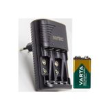 Sertec 1 Adet Şarjlı 9V Pil+ Stc-9V 9V Pil- Aa Kalem-Aaa Ince Kalem Şarj Cihazı
