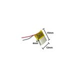 Sertec 401215 3.7V 50 Mah Lityum Polimer Pil 1.5A (Drone Için Uygun Değildir)