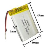 Sertec 603048 3.7V 900 Mah Lityum Polimer Pil 1.5A (Drone Için Uygun Değildir)
