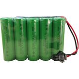 Sertec 6V 5S1p Aa 800 Mah Kablo + Siyah Konnektörlü Oyuncak Pili