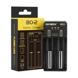 Sertec Basen BO-2 18650 3.7V Çiftli Pil Şarj Aleti 2 Adet Şarj Edilebilir Yüksek Performanslı