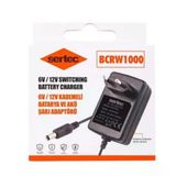 Sertec Bcrw1000 6V-12V Batarya Aku Şarj Cihazı Adaptörü, Sağlam Ve Güvenilir