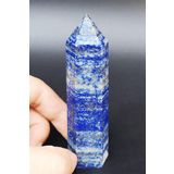 Sertifikalı 1.kalite Doğal Lapis Lazuli Taşı Piramit Kazık Obelisk Parça