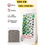 Sertifikalı 500 gr Glutensiz Doğal Katkısız Chia Tohumu Vegan Protein