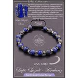 Sertifikalı AAA+ Kalite Gerçek Terahertz - Lapis Lazuli Taşı Bileklik