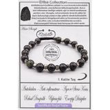 Sertifikalı AAA+ Kalite Gerçek Terahertz - Şungit (Shungite) Taşı Bileklik