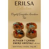 Sertifikalı Altıgen 7 Çakra Enerji Kristali – Ruhsal Dengenin Ve Pozitif Enerjinin Doğal Taş Bloğu