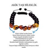 Sertifikalı Amorf Kesim Yemen Akik - Oniks Taşı Bileklik
