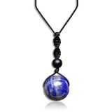 Sertifikalı Ayarlanabilir Doğal Lapis Lazuli Taşı Kolye