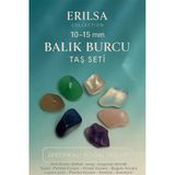 Sertifikalı Balık Burcu Doğal Taş Kütle Seti 10-15 Mm - Şefkat Ve Sezgi Enerjisini Güçlendirir