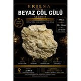 Sertifikalı Beyaz Çöl Gülü Selenit Taşı Kütle - 11X14 Cm Koleksiyonluk Doğal Tek Parça