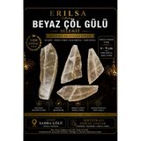 Sertifikalı Beyaz Çöl Gülü Selenit Taşı Kütle - 6-9 Cm Doğal Yaprak Form Ham Kristal