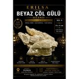 Sertifikalı Beyaz Çöl Gülü Selenit Taşı Kütle - 8X4 Cm Koleksiyonluk Doğal Tek Parça