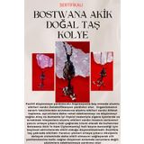 Sertifikalı Bostwana Akik Doğal Taş Kolye El Yapımı Handmade