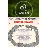 Sertifikalı Burç Taşı Aslan Burcu Kristal Kuvars Taşı Bileklik