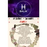 Sertifikalı Burç Taşı Balık Burcu Florit Taşı Bileklik