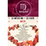 Sertifikalı Burç Taşı Başak Burcu Akik Taşı Bileklik