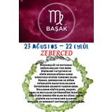 Sertifikalı Burç Taşı Başak Burcu Zeberced Taşı Bileklik