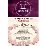 Sertifikalı Burç Taşı Ikizler Burcu Pembe Kuvars Taşı Bileklik