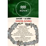 Sertifikalı Burç Taşı Kova Burcu Kristal Kuvars Taşı Bileklik