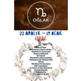 Sertifikalı Burç Taşı Oğlak Burcu Opal Taşı Bileklik