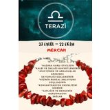 Sertifikalı Burç Taşı Terazi Burcu Mercan Taşı Bileklik