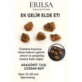 Sertifikalı Cüzdan Boy Aragonit Taşı Kütle Topraklayıcı Enerjiyle Denge Sakinlik Sağlar