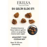 Sertifikalı Cüzdan Boy Aragonit Taşı Kütle Topraklayıcı