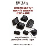 Sertifikalı Cüzdan Boy Ham Turmalin Taşı Kütle - Negatifliği Bloklar ve Koruma Sağlar