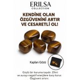 Sertifikalı Cüzdan Boy Kaplan Gözü Taşı Kütle - Cesaret ve Kararlılık Kazandırır