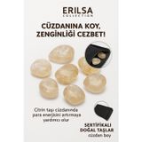 Sertifikalı Cüzdan Boy Tamburlanmış Açık Şeffaf Sitrin Taşı Kütle - Bolluk, Işık Günlük Enerji