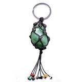 Sertifikalı Doğal Aventurin Taşı 7 Çakra Doğal Taş Anahtarlık