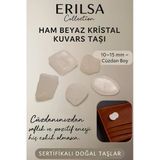 Sertifikalı Doğal Beyaz Ham Kristal Kuvars Taşı Kütle 10-15 Mm – Saflık Ve Pozitif Enerji
