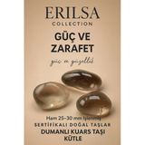 Sertifikalı Doğal Dumanlı Kuvars Kütle El Taşı – Güç Ve Zarafet İçin