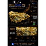 Sertifikalı Doğal Kyanit Taşı Ham Kristal Dekoratif Mineral Kaya No 27
