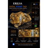 Sertifikalı Doğal Kyanit Taşı Ham Kristal Kütle Dekoratif Mineral Taş No 18