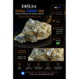 Sertifikalı Doğal Kyanit Taşı Ham Kristal Kütle Mineral Kaya No 25