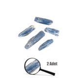 Sertifikalı Doğal Kyanit Taşı Kütle 2 Adet (2-4 Cm)