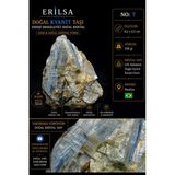 Sertifikalı Doğal Kyanit Taşı Kütle – Ham Mavi Kristal Koleksiyonluk Mineral Taşı No7