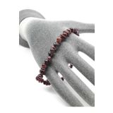 Sertifikalı Doğal Lal (KIRMIZI GRANAT) Taşı Bileklik