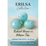 Sertifikalı Doğal Larimar Taşı Kütle 30-35 Mm – Ruhsal Huzur Ve İletişim Taşı