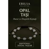 Sertifikalı Doğal Opal Taşı Bileklik – Huzur ve Dinginlik Kaynağı
