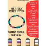 Sertifikalı Doğal Taş Pozitif Enerji Bilekliği Özel Kodlama Orijinal Doğal Taş Sürpriz Hediyeli