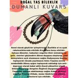 Sertifikalı Dumanlı Kuvars Doğal Taş Bileklik