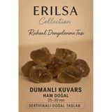 Sertifikalı Dumanlı Kuvars Taşı Kütle 25–30 Mm Ham Doğal – Ruhsal Denge Ve Arınma Taşı