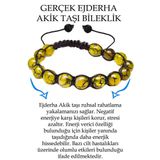 Sertifikalı Ejderha Damarlı Yeşil Akik Taşı Bileklik