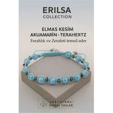 Sertifikalı Elmas Kesim Terahertz - Akuamarin Taşı Bileklik – Zerafet Ve Ferahlık Taş
