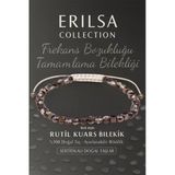 Sertifikalı Frekans Bozukluğu Tamamlama Ruhsal Denge Bilekliği - Rutil Kuvars Taşı Kristali